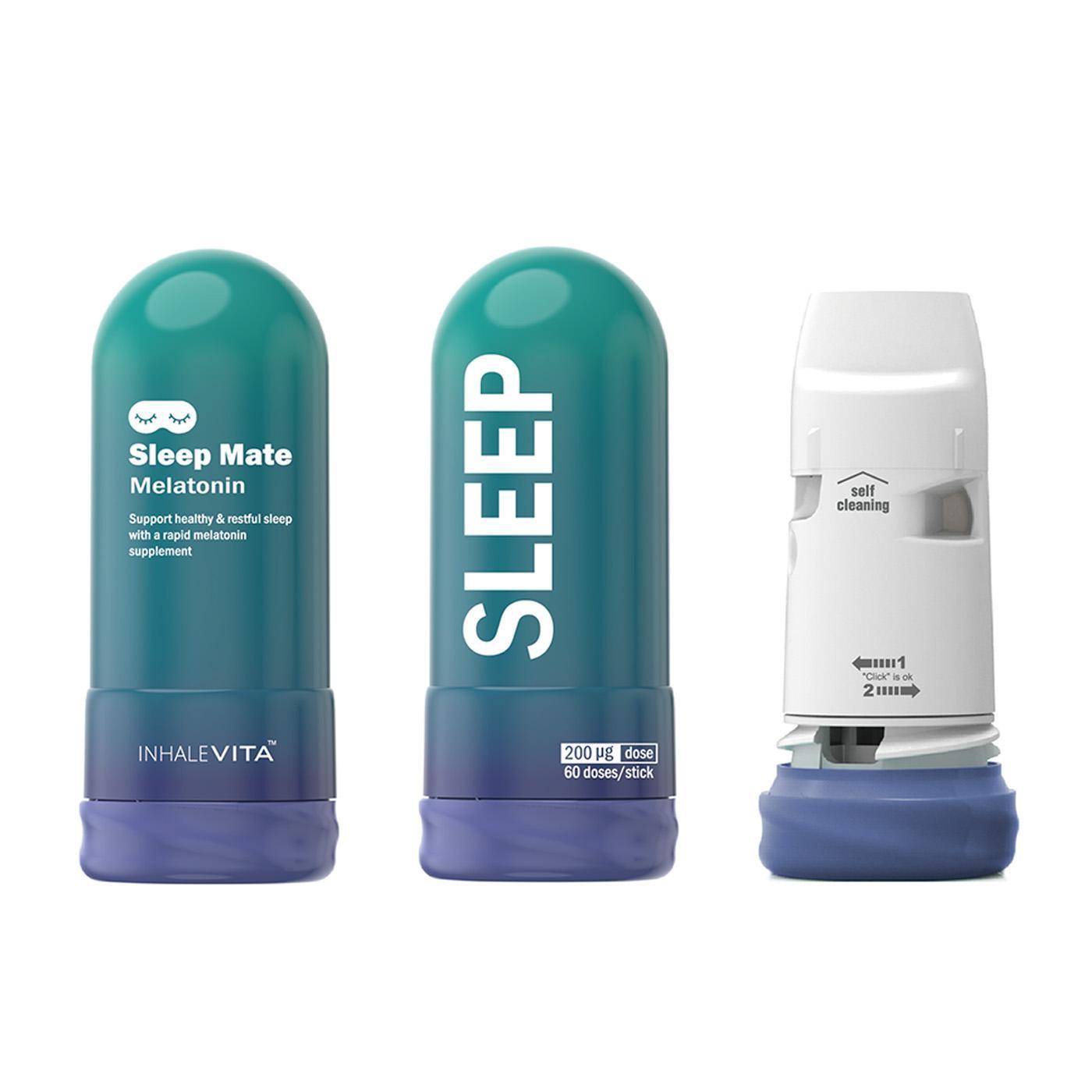 InhaleVita Sleep Mate Melatonin, Inhaled Melatonin for Deeper Sleep - Inhalevitaus