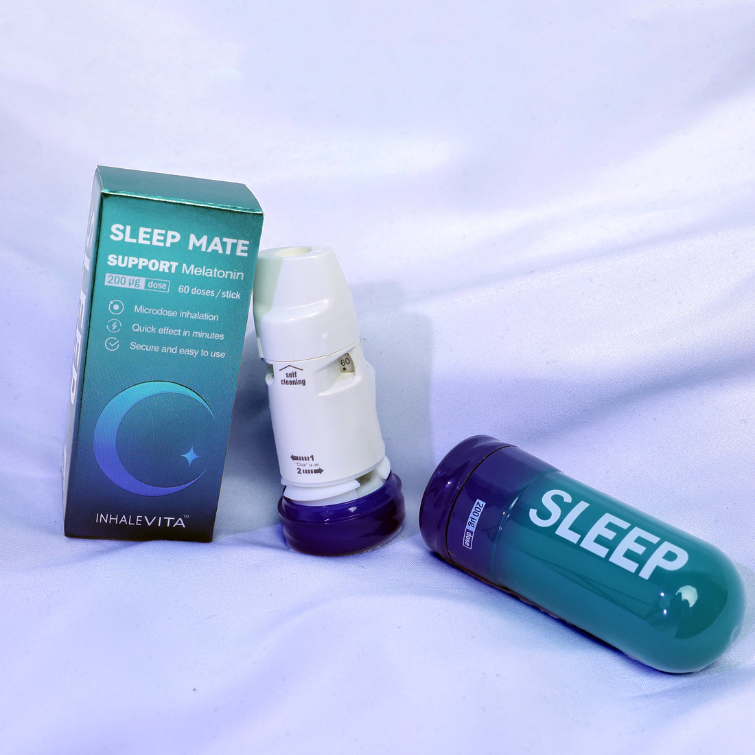 Bundle Discount-InhaleVita Sleep Mate Melatonin, Inhaled Melatonin for Deeper Sleep