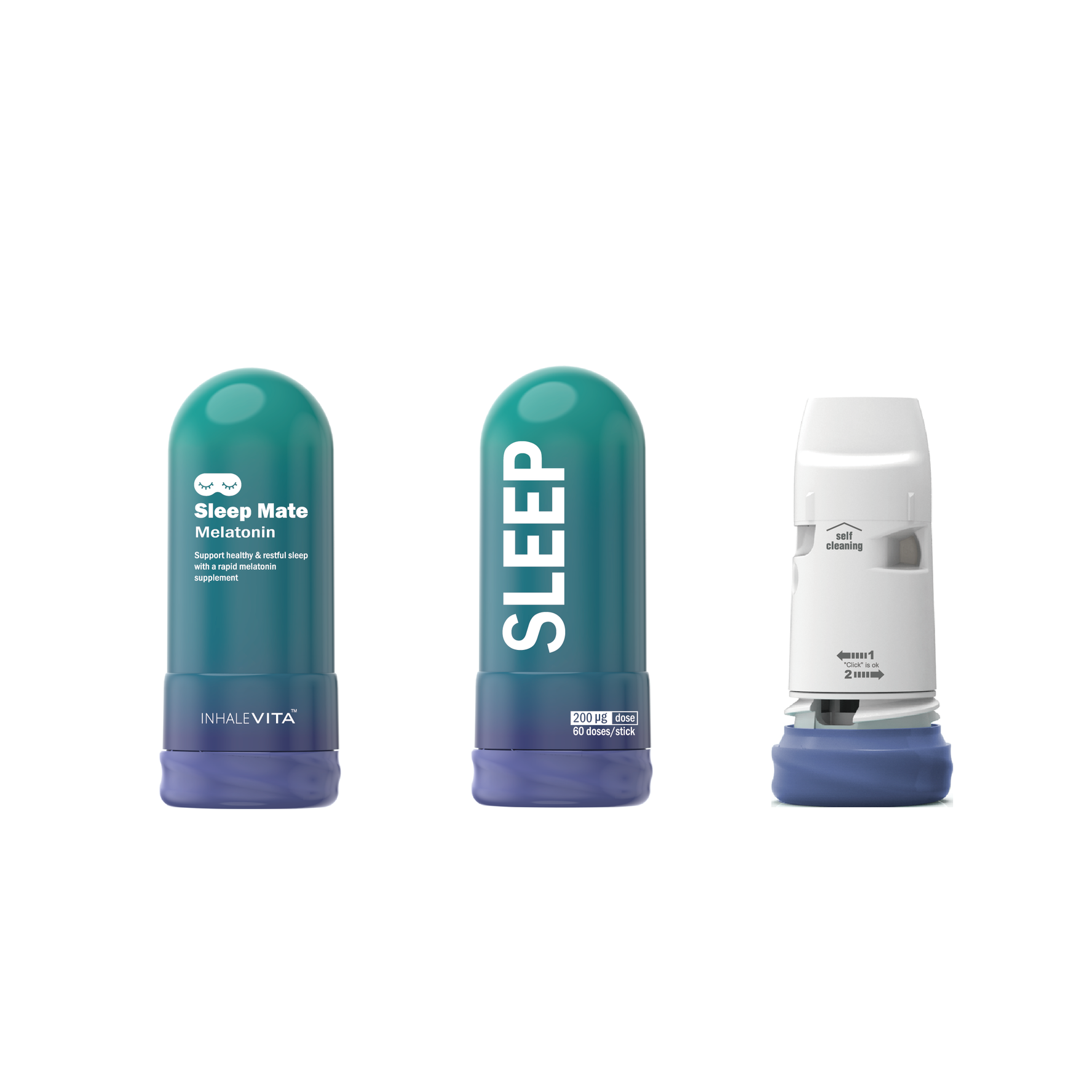 Bundle Discount-InhaleVita Sleep Mate Melatonin, Inhaled Melatonin for Deeper Sleep - Inhalevitaus