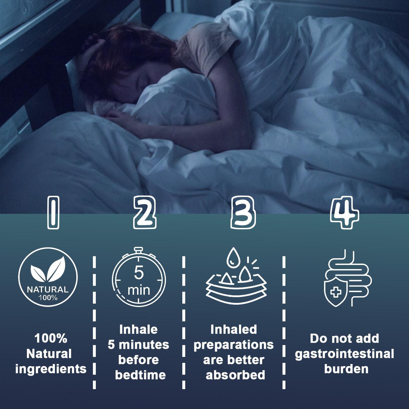 InhaleVita Sleep Mate Melatonin, Inhaled Melatonin for Deeper Sleep - Inhalevitaus