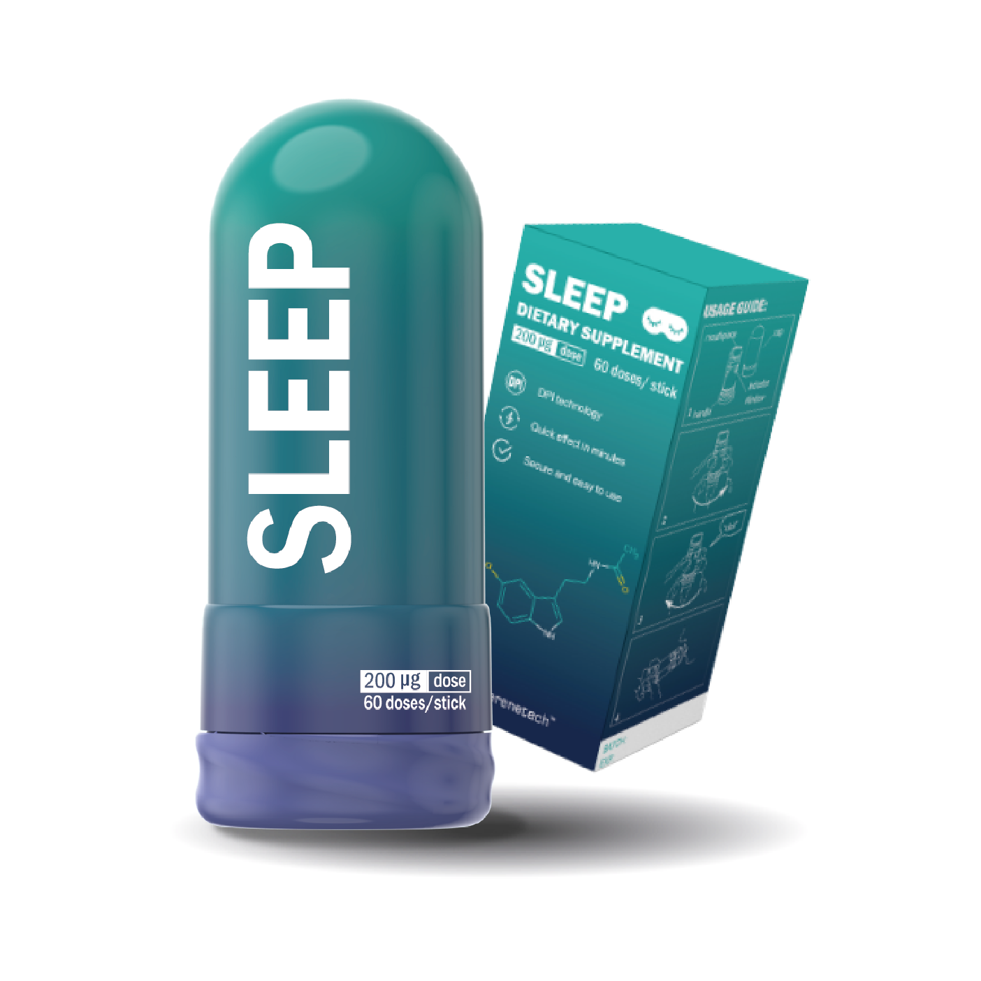 InhaleVita Sleep Mate Melatonin, Inhaled Melatonin for Deeper Sleep - Inhalevitaus