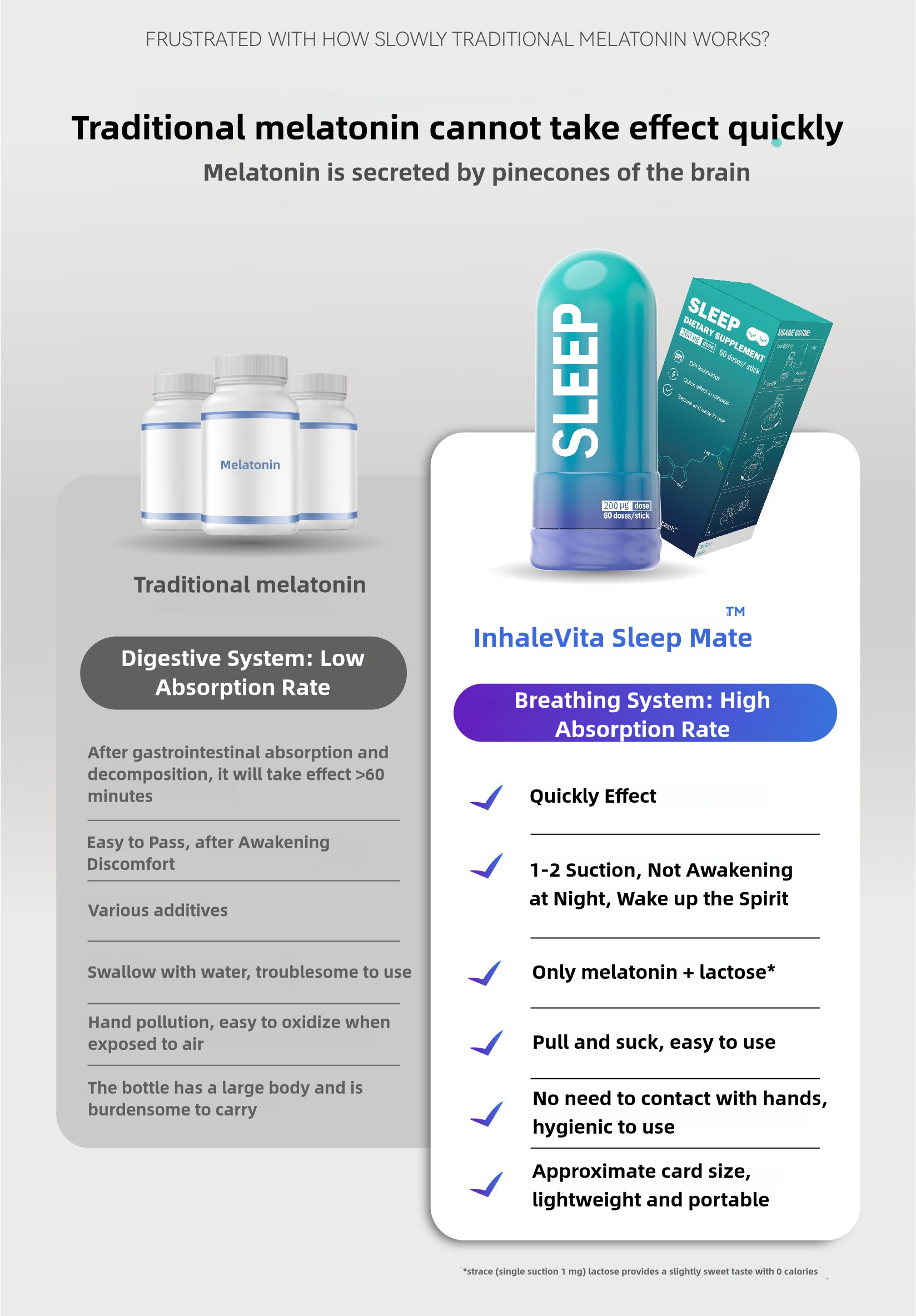 Bundle Discount-InhaleVita Sleep Mate Melatonin, Inhaled Melatonin for Deeper Sleep - Inhalevitaus