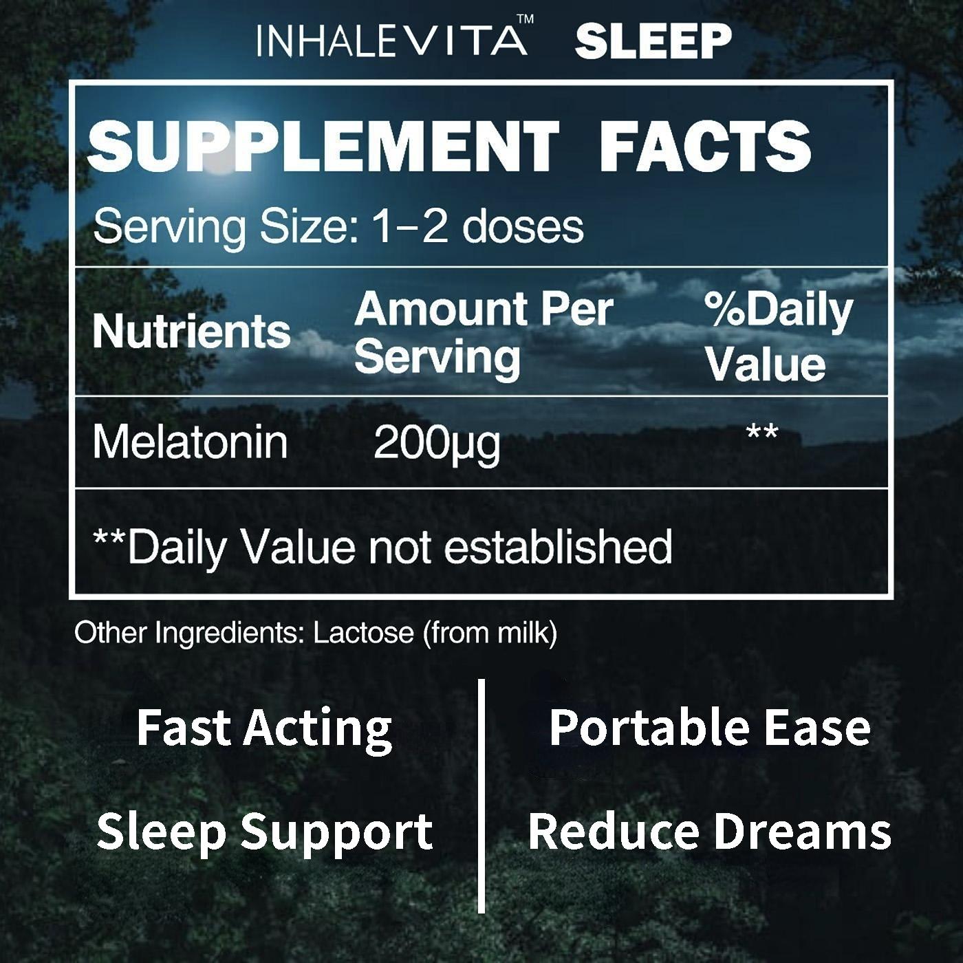 Bundle Discount-InhaleVita Sleep Mate Melatonin, Inhaled Melatonin for Deeper Sleep - Inhalevitaus